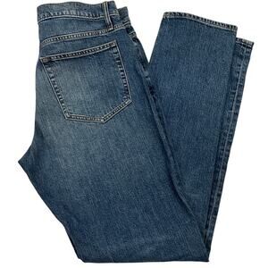 J Crew - Flex men's 32/34 Medium Wash Jeans Athletic Slim Fit Stretch #BN769